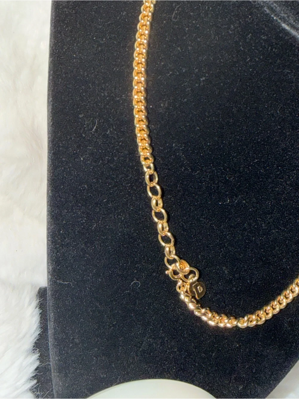 Dior Gold-Tone Chain Necklace-AMAZING CONDITION